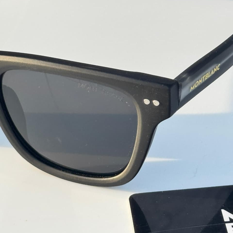 Stealth MB 0254 Black- Black Square Sunglass(Matt)