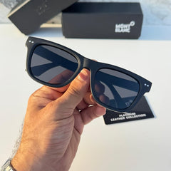 Stealth MB 0254 Black- Black Square Sunglass(Matt)