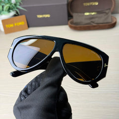 Stealth Oversized Black-BrownSunglass
