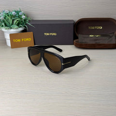 Stealth Oversized Black-BrownSunglass