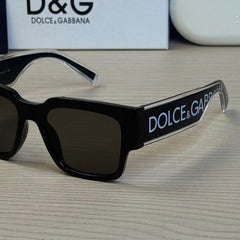 Stealth DG Black Square Sunglass