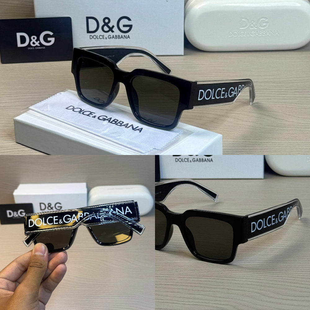 Stealth DG Black Square Sunglass
