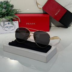 Stealth PR Gold-Black Tear Drop Sunglass