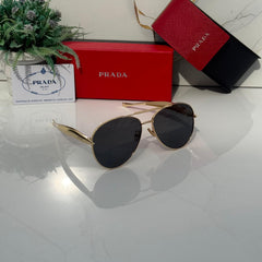 Stealth PR Gold-Black Tear Drop Sunglass