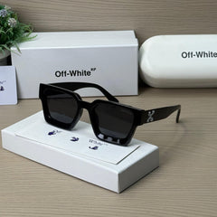 Stealth OW 25 Gloss Black Angular Square Sunglass