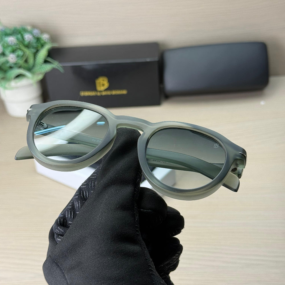 Stealth DB 0255 Frosted Grey Round Sunglass(Matt)