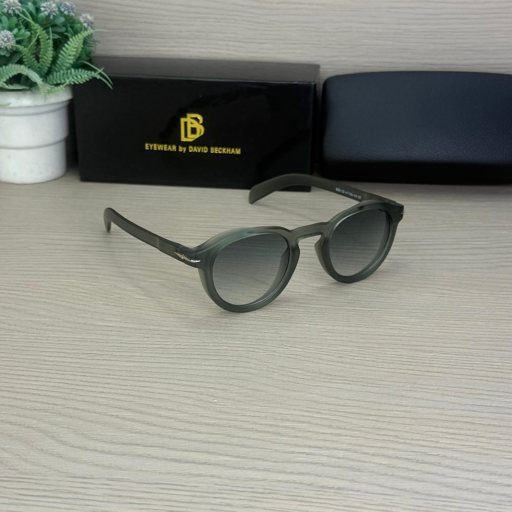 Stealth DB 0255 Frosted Grey Round Sunglass(Matt)