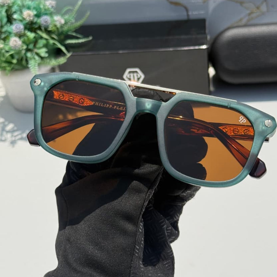 Stealth Square Tortoise Brown Sunglass