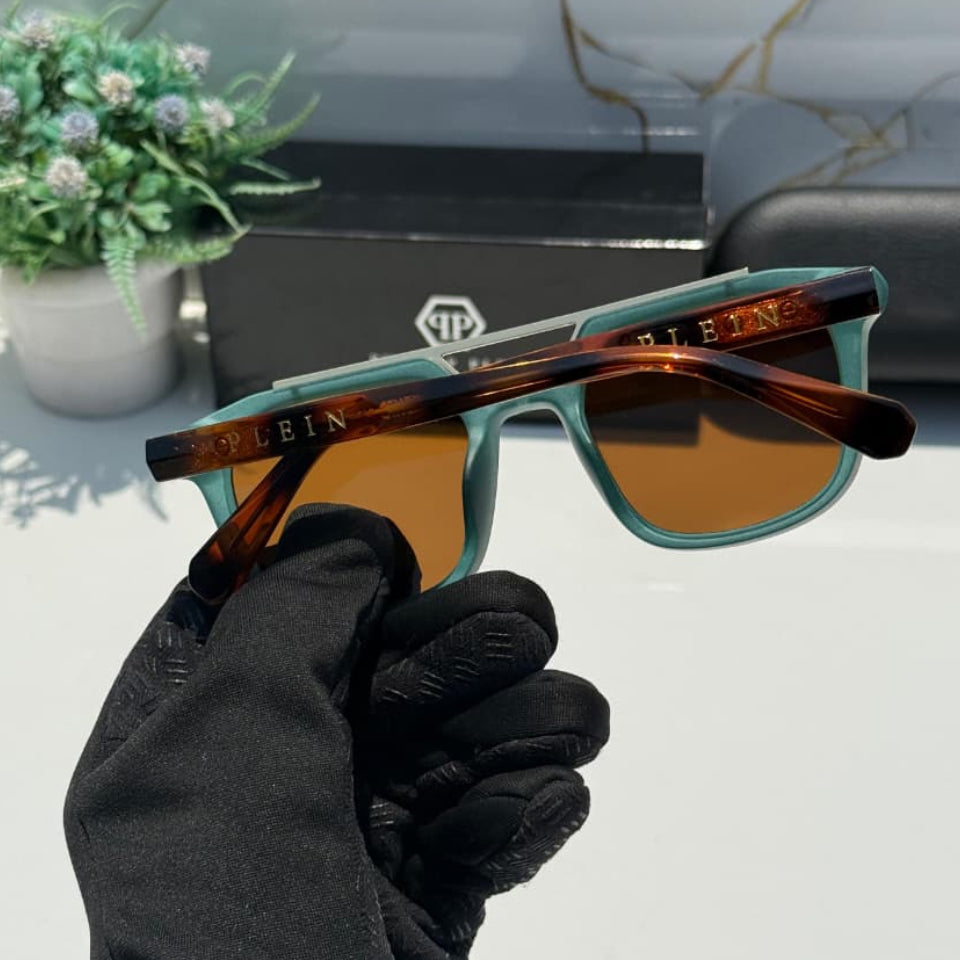 Stealth Square Tortoise Brown Sunglass