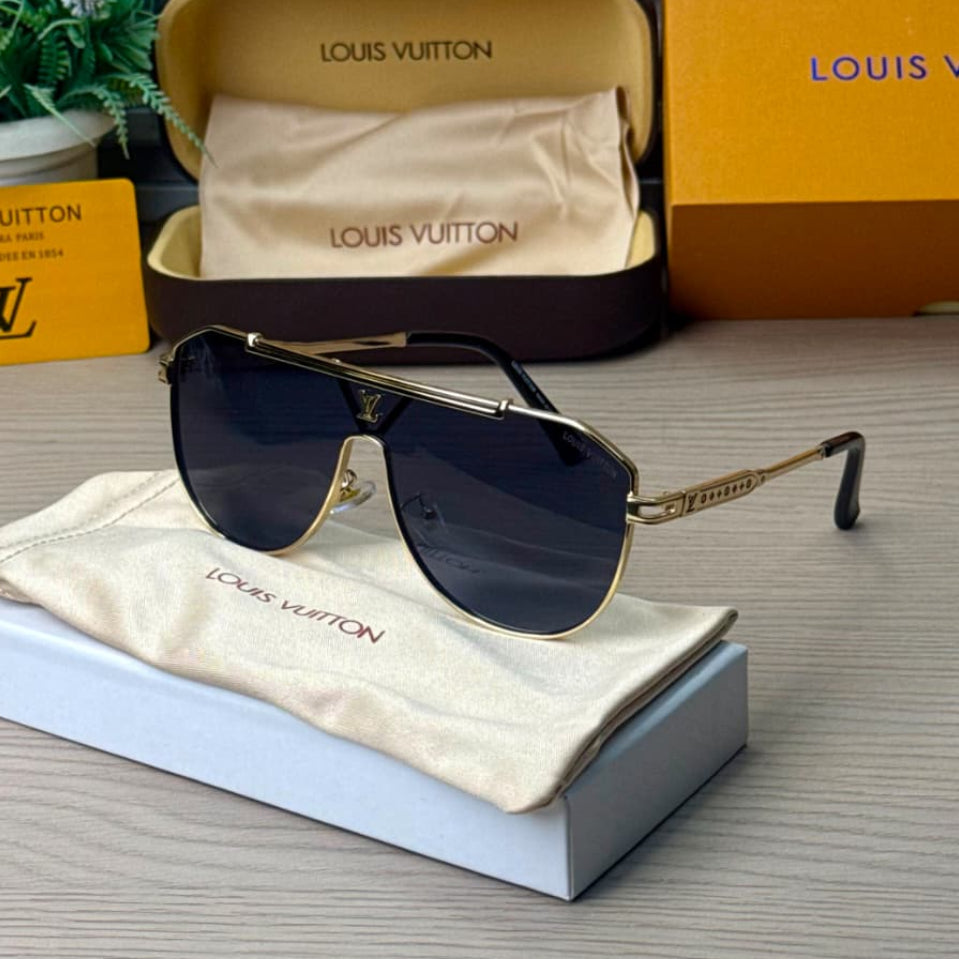 AeroLine LV2295 Gold-Black Sunglass