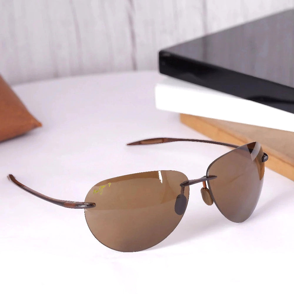 Maui Jim Sunglasses Sugar Beach MJ HT 421 Brown Sunglass(Polarized)